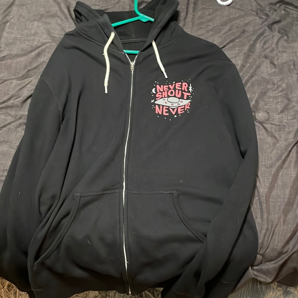 Never Shout Never zip up jacket!